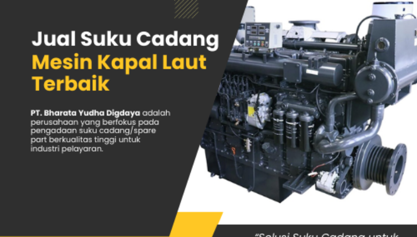 jual suku cadang mesin kapal laut